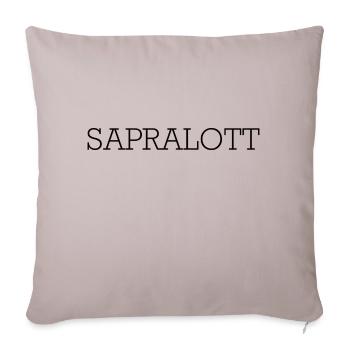 Sapralott - Sofakissenbezug 45 x 45 cm - helles Taupe - Vorne