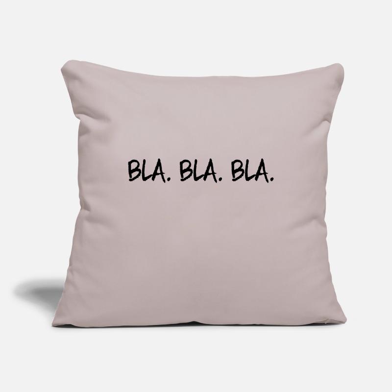 Bla Bla Bla Sofa pillowcase 17,3'' x 17,3'' (45 x 45 cm)