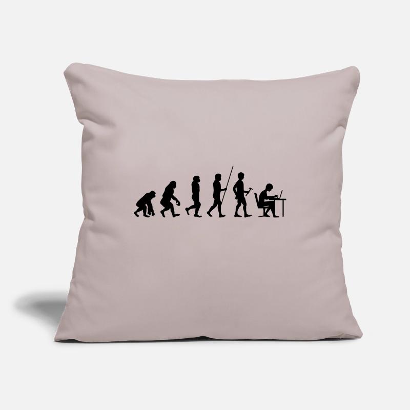 évolution Housse de coussin décorative 45 x 45 cm