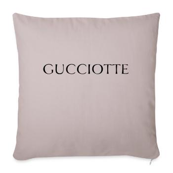 gucciotte - Housse de coussin décorative 45 x 45 cm - taupe clair - Devant