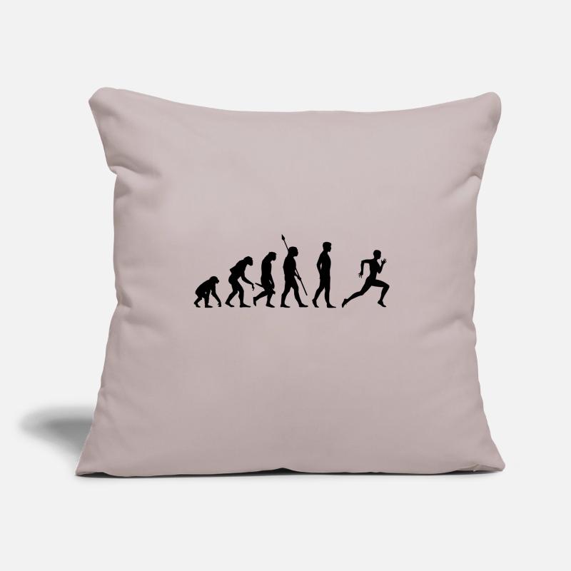 Running Evolution - Courses Marathon Housse de coussin décorative 45 x 45 cm