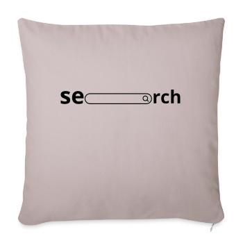 Search - gift idea - Sofa pillowcase 17,3'' x 17,3'' (45 x 45 cm) - light taupe - Front