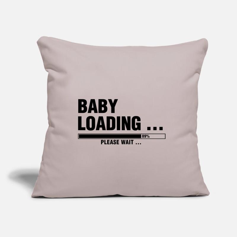 BABY LOADING... PLEASE WAIT ... Sofa pillowcase 17,3'' x 17,3'' (45 x 45 cm)