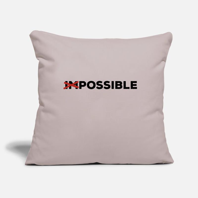 possible possible solution de sortie Optimist oui Housse de coussin décorative 45 x 45 cm