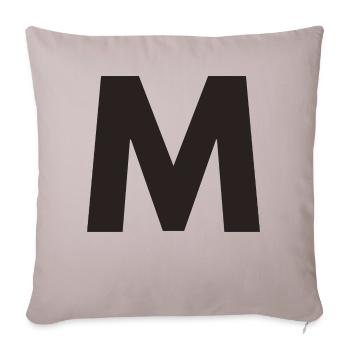 M - Sofa pillowcase 17,3'' x 17,3'' (45 x 45 cm) - light taupe - Front