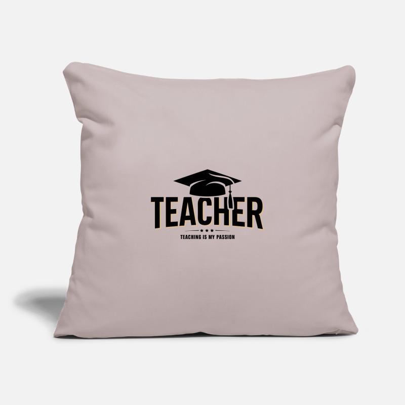 Profession d’enseignant d’école d’enseignement Housse de coussin décorative 45 x 45 cm