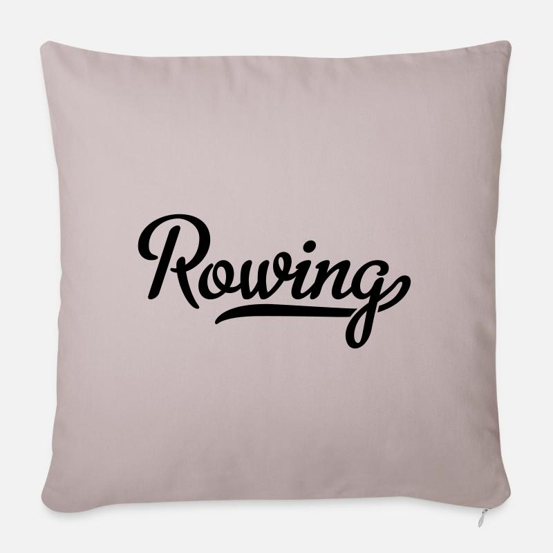 ROWING - Sofakissenbezug 45 x 45 cm - helles Taupe