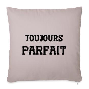 toujours parfait - Housse de coussin décorative 45 x 45 cm - taupe clair - Devant
