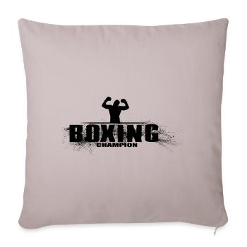 Boxing Champion - Sofakissenbezug 45 x 45 cm - helles Taupe - Vorne