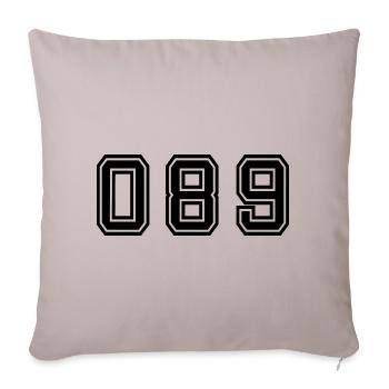 089 Munich - Sofa pillowcase 17,3'' x 17,3'' (45 x 45 cm) - light taupe - Front