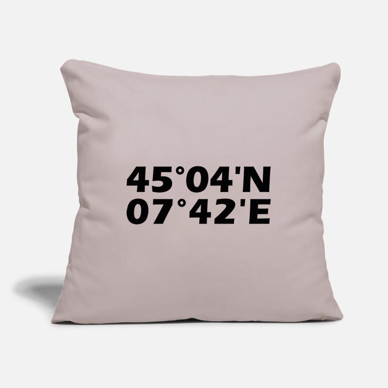 Turin Coordinates Sofa pillowcase 17,3'' x 17,3'' (45 x 45 cm)