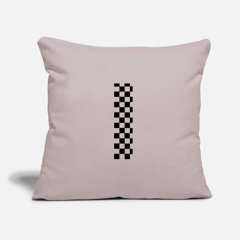 Checkerboard pattern Sofa pillowcase 17,3'' x 17,3'' (45 x 45 cm)
