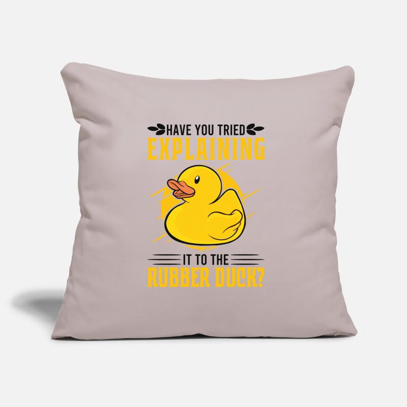 Developer Programmer Programming Duck Sofa pillowcase 17,3'' x 17,3'' (45 x 45 cm)