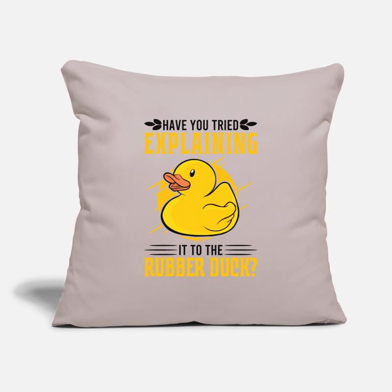 Développeur Programmeur Programmation Duck Housse de coussin décorative 45 x 45 cm