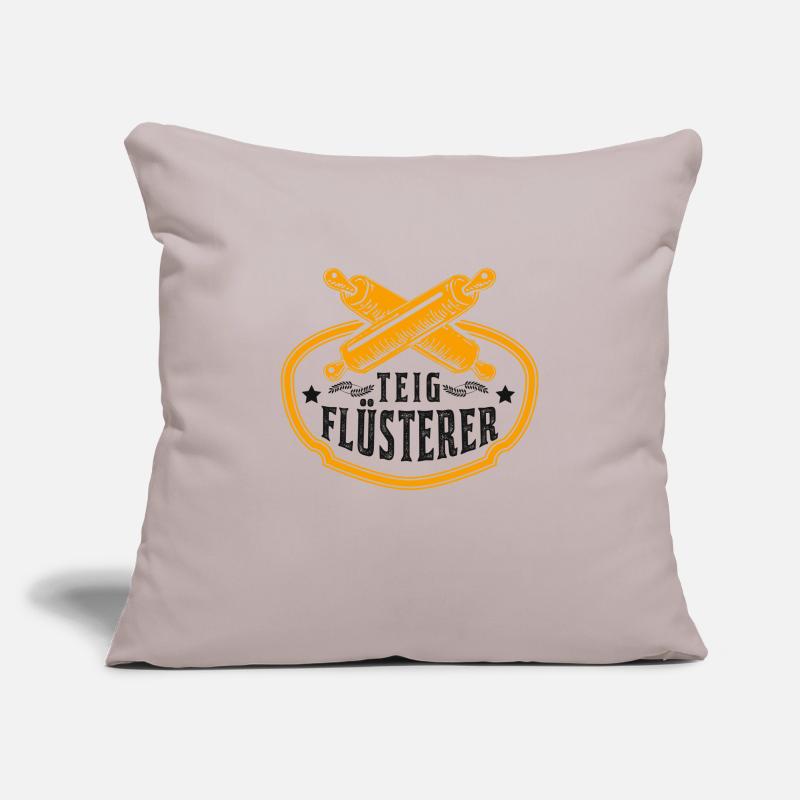 Teigflüsterer Teig Flüsterer Bäcker Bäckerin Sofakissenbezug 45 x 45 cm
