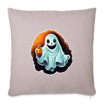 Halloween Ghost - Sofa pillowcase 17,3'' x 17,3'' (45 x 45 cm) - light taupe - Front
