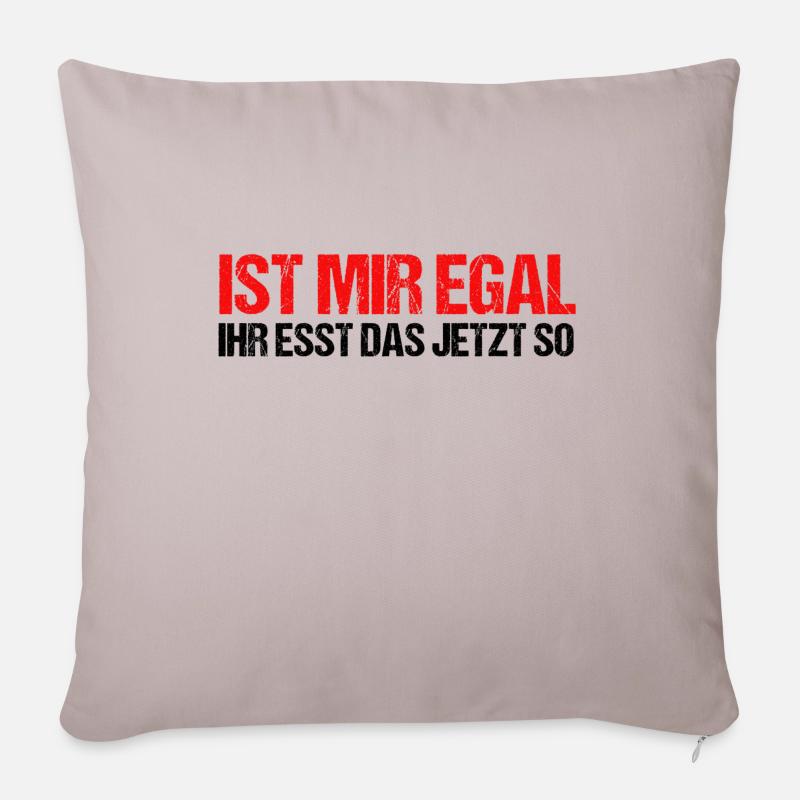 Chef TShirt Cooking Cook Culinary Art Gift - Sofa pillowcase 17,3'' x 17,3'' (45 x 45 cm) - light taupe