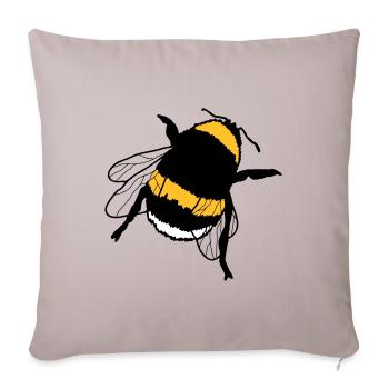 Hummel - Sofakissenbezug 45 x 45 cm - helles Taupe - Vorne