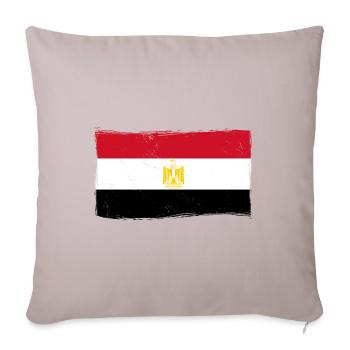 Egypt Flag Hurghada Africa Egyptian Flag - Sofa pillowcase 17,3'' x 17,3'' (45 x 45 cm) - light taupe - Front