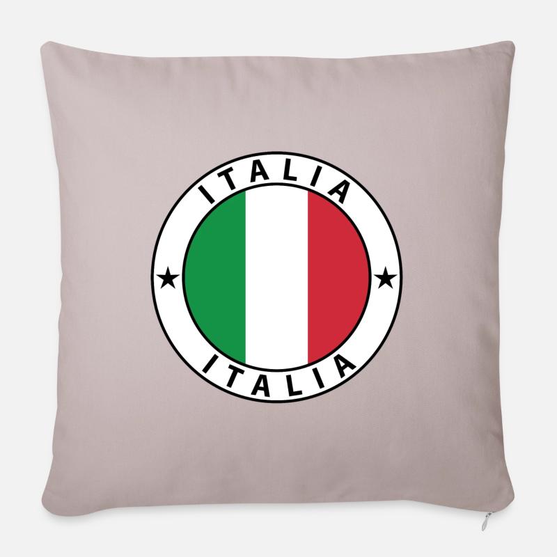 Italia - Sofakissenbezug 45 x 45 cm - helles Taupe