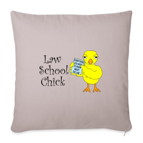 Law School Chick - Sofa pillowcase 17,3'' x 17,3'' (45 x 45 cm)