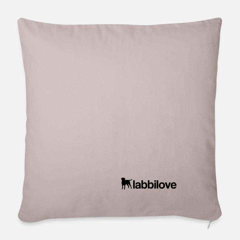 labbilove - Sofakissenbezug 45 x 45 cm - helles Taupe