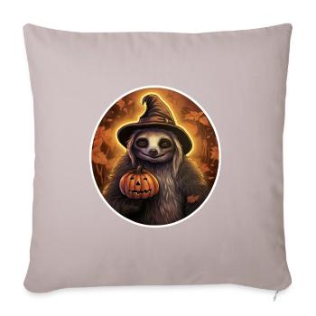Halloween Faultier 3 - Sofakissenbezug 45 x 45 cm - helles Taupe - Vorne