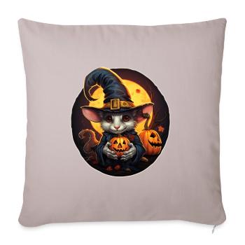 Halloween Ratte - Sofakissenbezug 45 x 45 cm - helles Taupe - Vorne