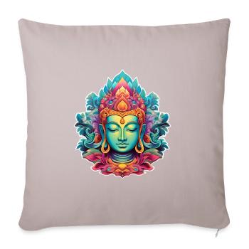 InnerPeaceWear - Housse de coussin décorative 45 x 45 cm - taupe clair - Devant
