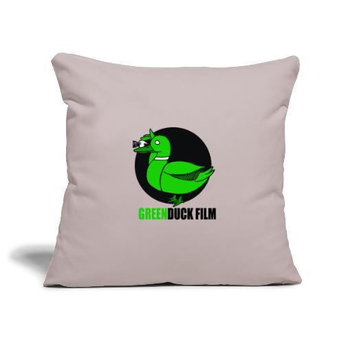 Greenduck Film Logo w. black letters - Pudebetræk 45 x 45 cm