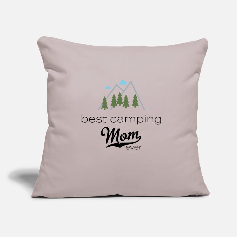 Campeurs Housse de coussin décorative 45 x 45 cm