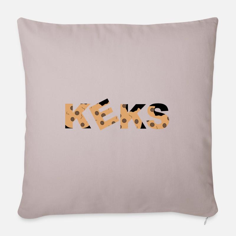 Keks - Sofakissenbezug 45 x 45 cm - helles Taupe