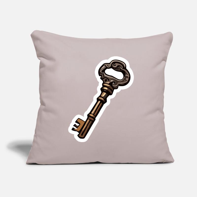 Key / Lock / Locked / Security Sofa pillowcase 17,3'' x 17,3'' (45 x 45 cm)