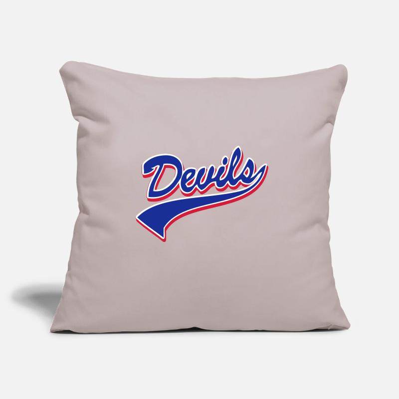 Devils Script Original Housse de coussin décorative 45 x 45 cm