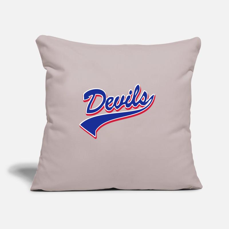 Devils Script Original Housse de coussin décorative 45 x 45 cm
