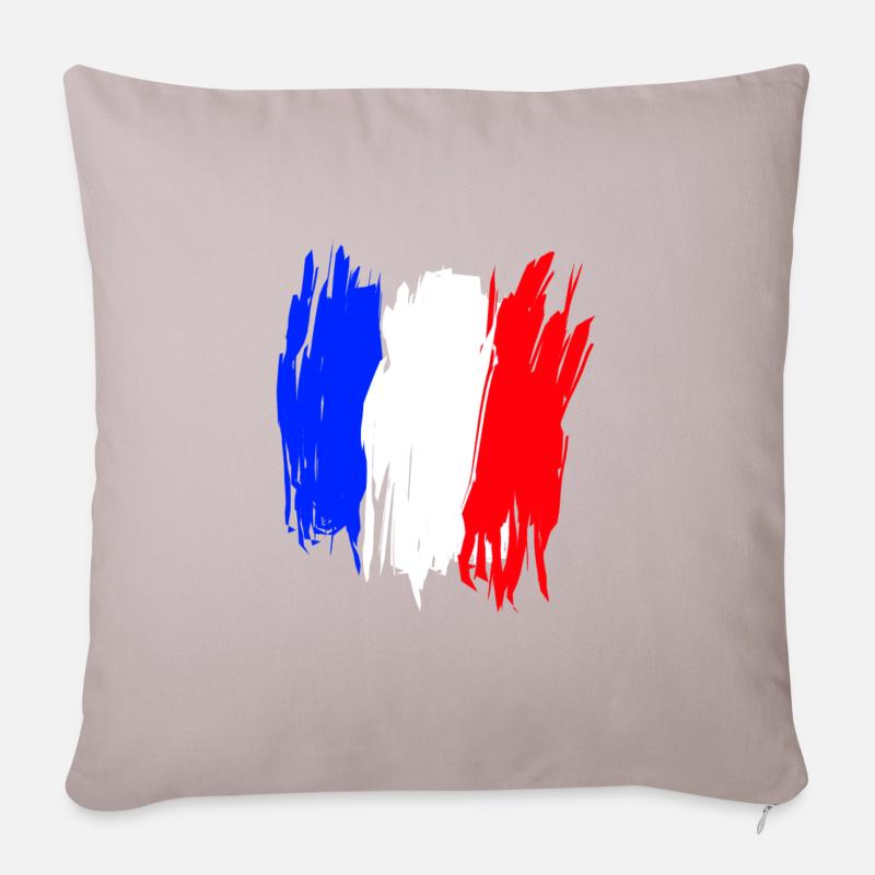 France - Sofakissenbezug 45 x 45 cm - helles Taupe