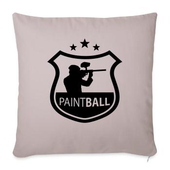 paintball - Sofakissenbezug 45 x 45 cm - helles Taupe - Vorne
