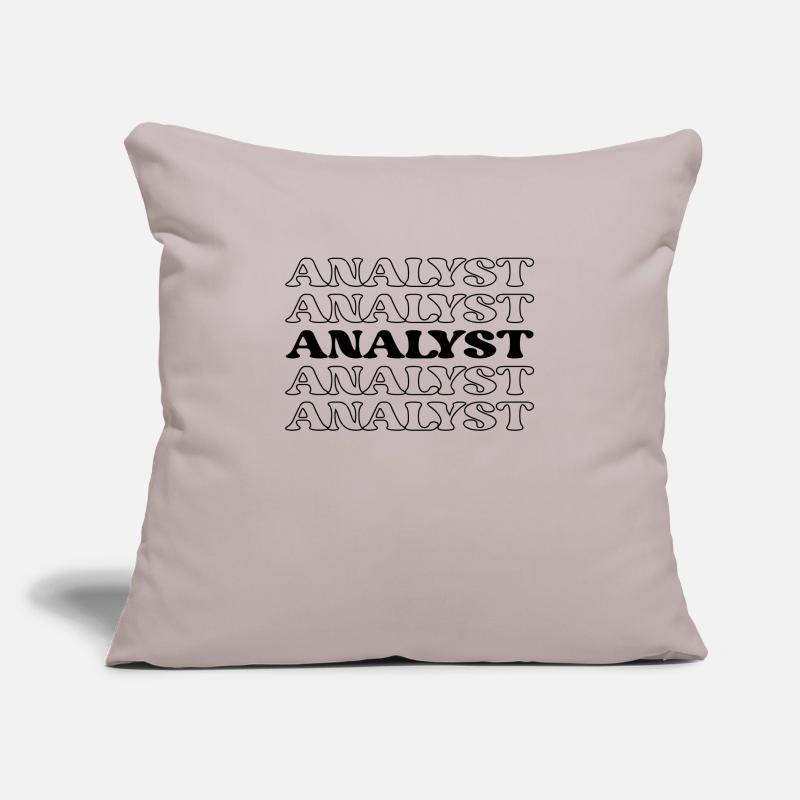 Analyst Buchhalter Data Scientist Tabellenkalkulation Sofakissenbezug 45 x 45 cm
