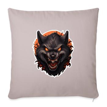 Halloween Werewolf - Sofa pillowcase 17,3'' x 17,3'' (45 x 45 cm) - light taupe - Front