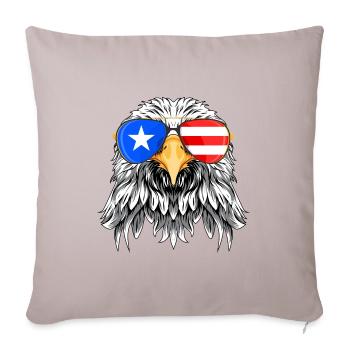 Puerto Rico - Sofakissenbezug 45 x 45 cm - helles Taupe - Vorne