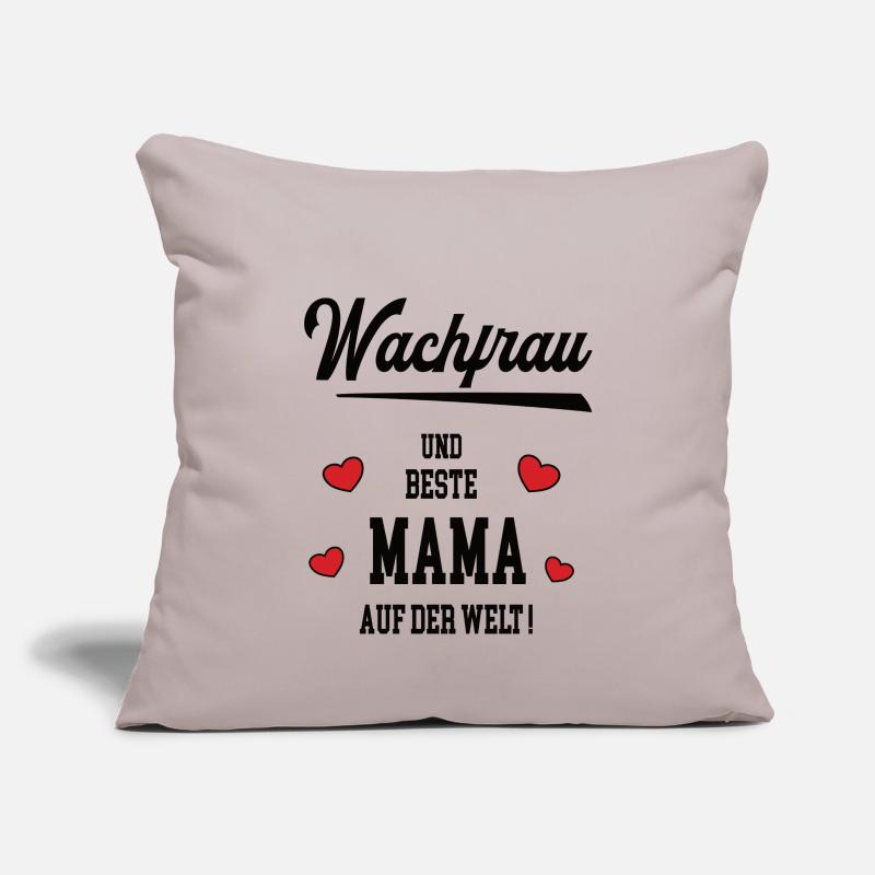 Mama Wachfrau Muttertag Geburtstag Beste Mutter Sofakissenbezug 45 x 45 cm