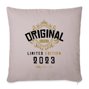 2023 limited edition birthday - Sofa pillowcase 17,3'' x 17,3'' (45 x 45 cm) - light taupe - Front