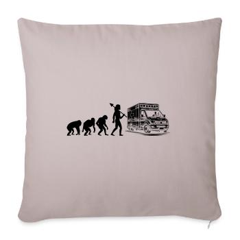 Evolution Ambulance Driver EMS Paramedic Drivers P - Sofa pillowcase 17,3'' x 17,3'' (45 x 45 cm) - light taupe - Front
