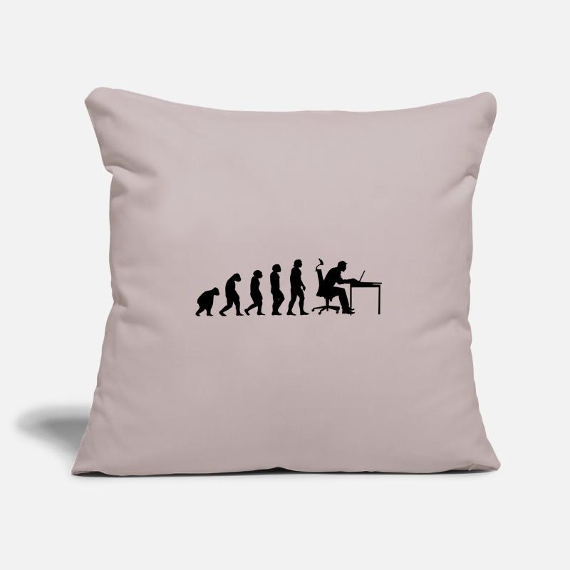 Evolution Of Man Coding Software Developer Program Sofakissenbezug 45 x 45 cm