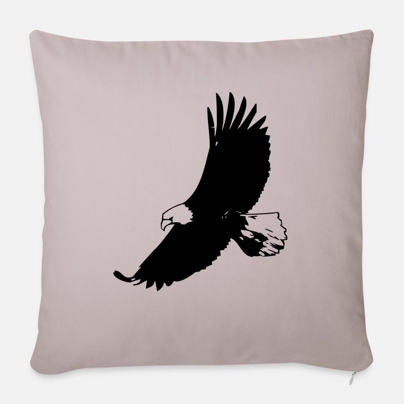 adler - Sofakissenbezug 45 x 45 cm - helles Taupe