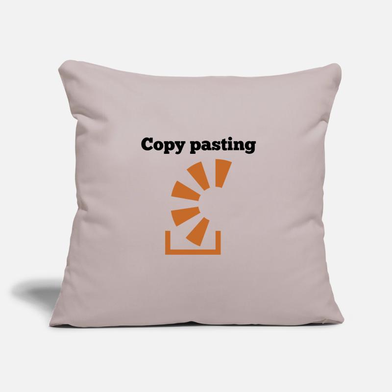 Copy Pasting Programming Coder Software Developer Sofakissenbezug 45 x 45 cm