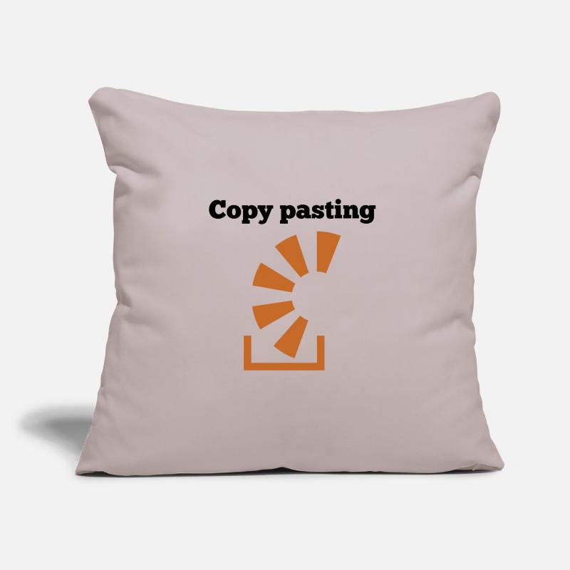 Copy Pasting Programming Coder Software Developer Sofakissenbezug 45 x 45 cm
