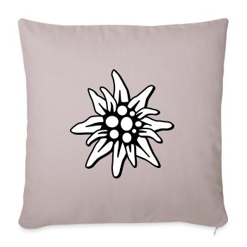 Edelweiss - Sofa pillowcase 17,3'' x 17,3'' (45 x 45 cm) - light taupe - Front