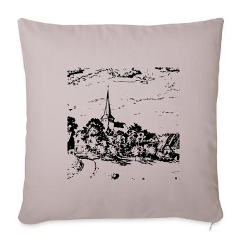 Remlingrade - Hometown - Memories - Sofa pillowcase 17,3'' x 17,3'' (45 x 45 cm) - light taupe - Front