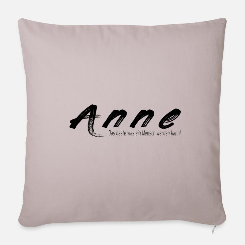 Anne - Sofakissenbezug 45 x 45 cm - helles Taupe